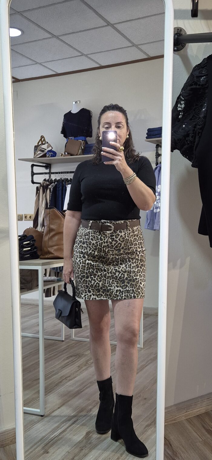 MINI FALDA ANIMAL PRINT